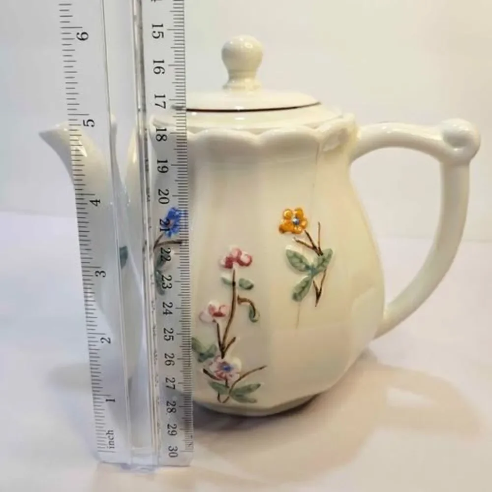 Porcelier Floral Teapot